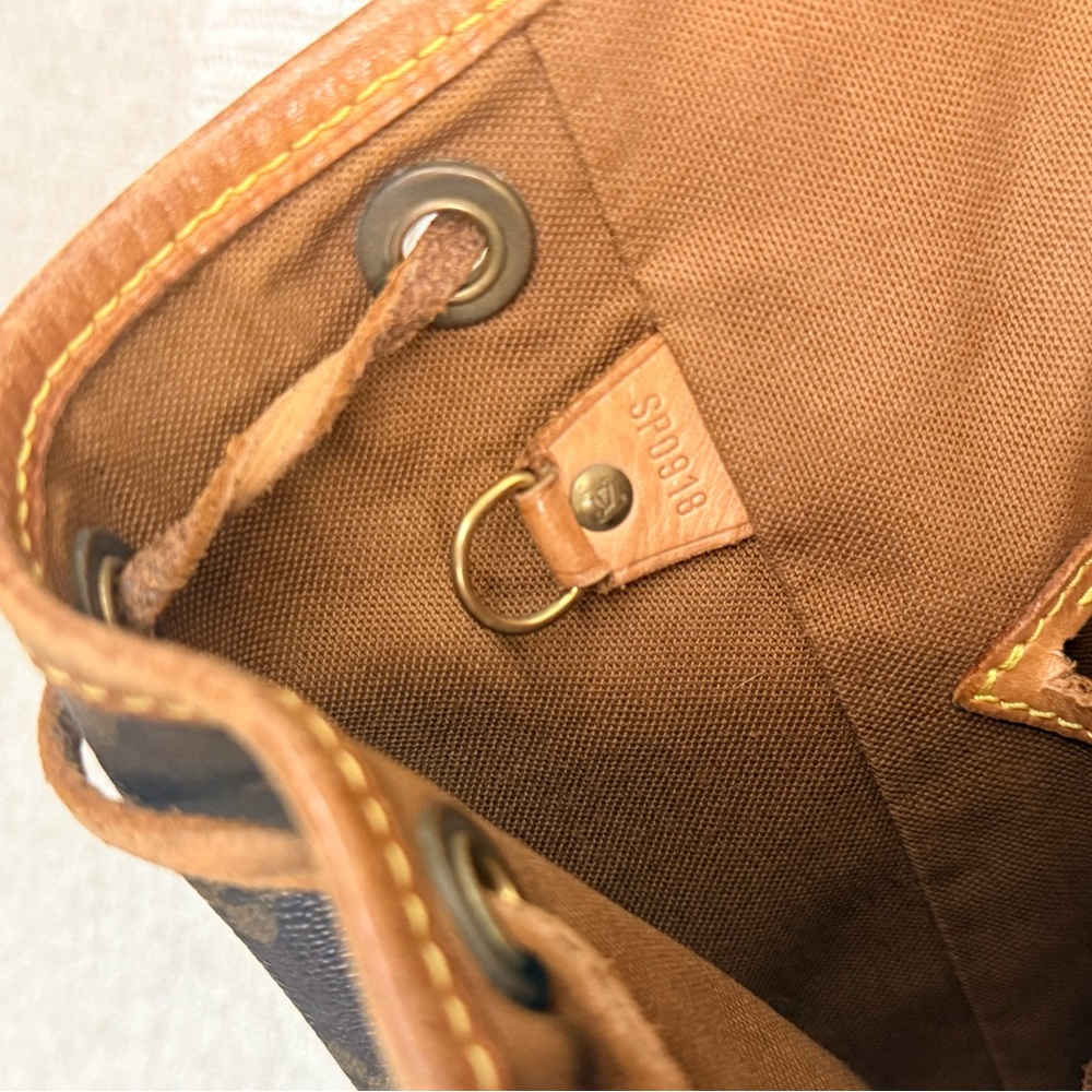 Vintage Louis Vuitton Brown Monogram Backpack - Picture 14 of 16